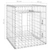 Gabion Basket Posts 2 pcs 19.7"x19.7"x23.6" Iron